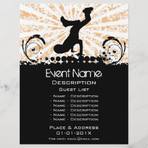 Promotie van Breakdance-evenementen Flyer