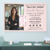 Promotie van de handtekeningen- en lanceringsactiv spandoek (Beurs)