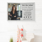 Promotie van de handtekeningen- en verschijningsda spandoek (Insitu)