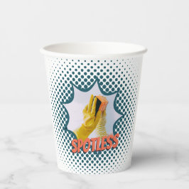 Promotie van de House Cleaning Service Papieren Bekers