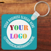 Promotie van de Logo van de Sleutelhanger van het  (Achterkant)