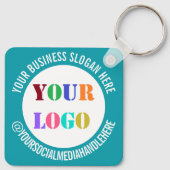 Promotie van de Logo van de Sleutelhanger van het  (Achterkant)