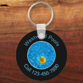 Promotie van de Zwembool-service Sleutelhanger (Voorkant)