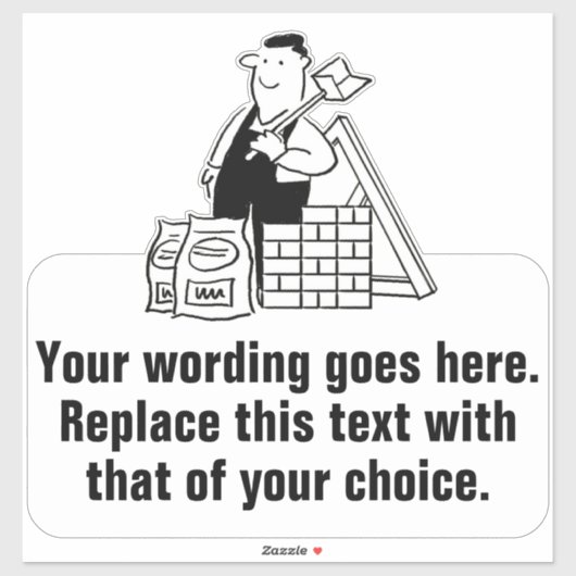 Promotie van General House Builder Sticker (Vel)