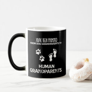 Promotie van grootouders naar grootouders magische mok