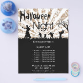 Promotie van Halloween-evenementen Flyer (Enkel)