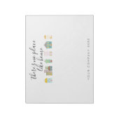 Promotie van onroerend goed notitieblok (Linkerzijde)