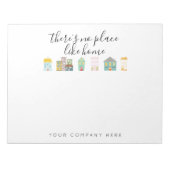 Promotie van onroerend goed notitieblok (Voorkant)