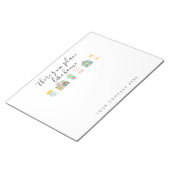 Promotie van onroerend goed notitieblok (Schuin)