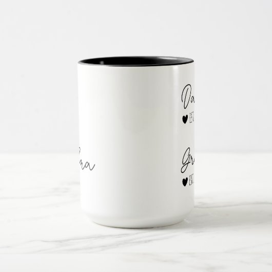 Promotie van ouders naar grootouders Zwangerschap Mok (Midden)