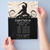 Promotie van vechtsportevenementen flyer (Hand)