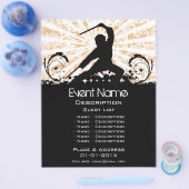 Promotie van vechtsportevenementen flyer (Enkel)