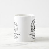Promotie voor bedrijf in hergebruikte materialen koffiemok (Center)