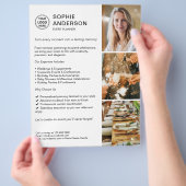 Promotie voor de Modern Logo White Event Planner Flyer (Hand)