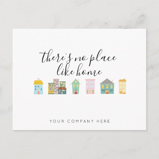 Promotie voor de verkoop van onroerend goed briefkaart (Voorkant)