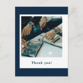 Promotie voor financiële planner Hartelijk dank Briefkaart (Voorkant)