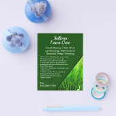 Promotie voor grassmoes in de grassector flyer (Enkel)