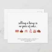 Promotie voor homepage van onroerend goed briefkaart (Voorkant / Achterkant)