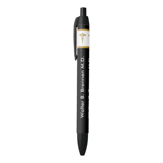 Promotie voor medisch thema zwarte inkt pen (Top (Verticaal))