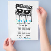 Promotie voor muzikale evenementen flyer (Hand)
