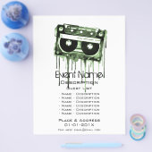 Promotie voor muzikale evenementen flyer (Enkel)