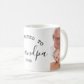 Promotie voor opa Typografie 2 Fotocollage Koffiemok (Voorkant rechts)