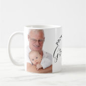 Promotie voor opa Typografie 2 Fotocollage Koffiemok (Links)