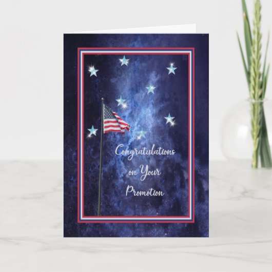 Promotie voor US Service Man of Voman in Blue Kaart (Voorkant)