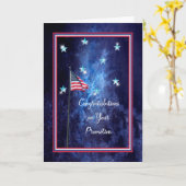 Promotie voor US Service Man of Voman in Blue Kaart (Gele Bloem)