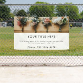 Promotie voor zakelijke fotobanner en -tekst spandoek (Insitu)