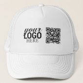 Promotie zakelijke Logo QR-code Personeel Trucker Pet (Voorkant)