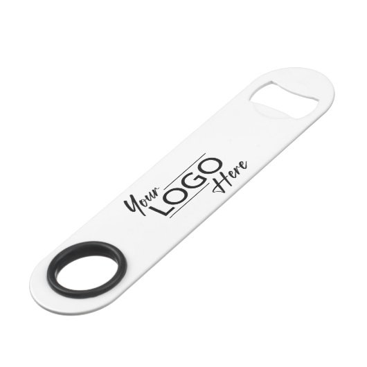 Promotie zakelijke Logo Speed Flessenopener (Achterkant Gekanteld)