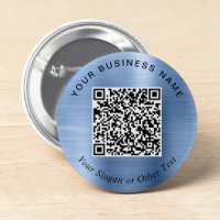 Promotie Zakelijke QR Code Blauwe Speld