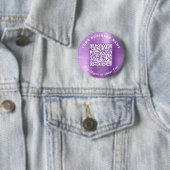 Promotie Zakelijke QR-code Paarse Speld Ronde Button 5,7 Cm (In situ)