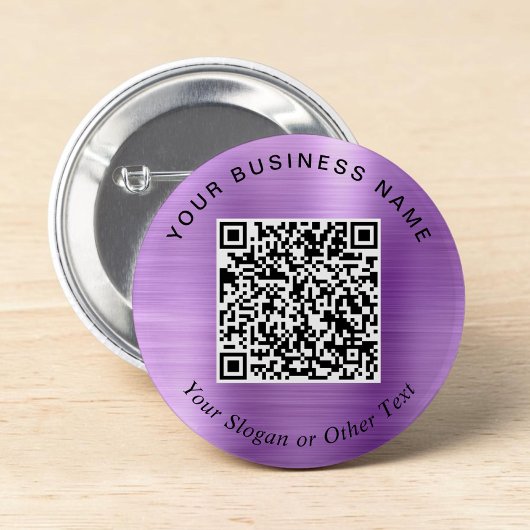 Promotie Zakelijke QR-code Paarse Speldje