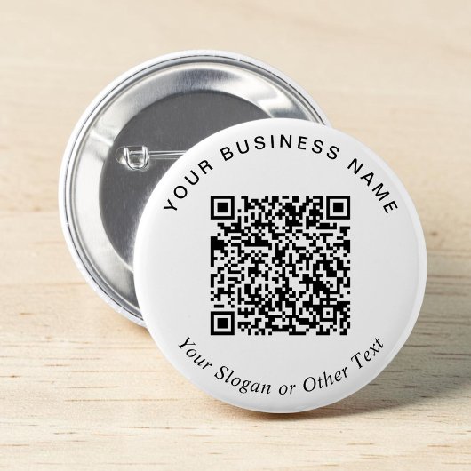 Promotie Zakelijke QR Code Pin Ronde Button 5,7 Cm