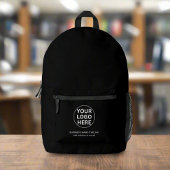 Promotie Zwart & Wit Business Logo Tekstmerk Bedrukte Rugzak