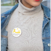 Promotieartikel voor bewustwording van kanker bij ronde button 3,2 cm