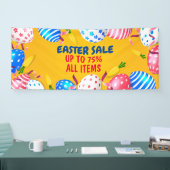 Promotiebanner voor paasverkoop spandoek (Beurs)