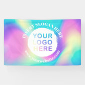 Promotiebanner voor uw zakelijke Logo Spandoek (Horizontaal)