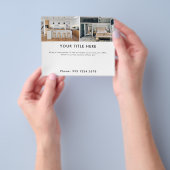 Promotiebedrijf 2 Fotobanner & tekst Flyer (Hand)