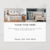 Promotiebedrijf 2 Fotobanner & tekst Flyer (Voorkant)