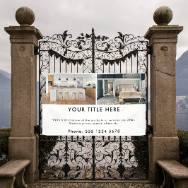 Promotiebedrijf 2 Fotobanner & tekst Spandoek