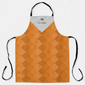 Promotiebedrijf Logo Naam Sinaasappel & Grijs Schort (Voorkant)