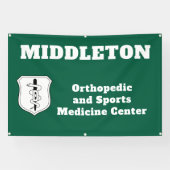 Promotiebedrijfsbanner met logo spandoek (Horizontaal)
