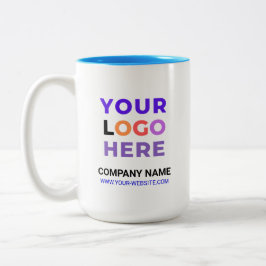 Promotiebedrijfslogo | Gepersonaliseerd Bedrijf Tweekleurige Koffiemok