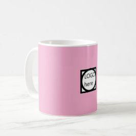 Promotiebeker met jouw LOGO! Roze Koffiemok