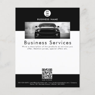 Promotieblad Auto Detailing Autowassen Flyer