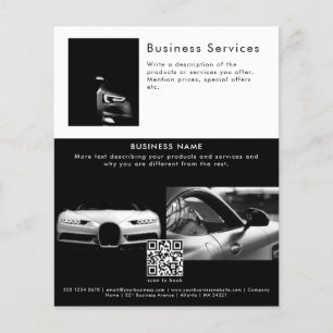 Promotieblad Auto Detailing Autowasserij Flyer
