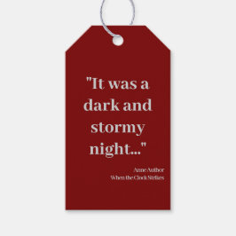 Promotieboek bladwijzer bevat boekcover en citaat cadeaulabel